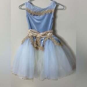 Weissman Dance Ballet Costume La Valse De L’Amour Blue Size IC
